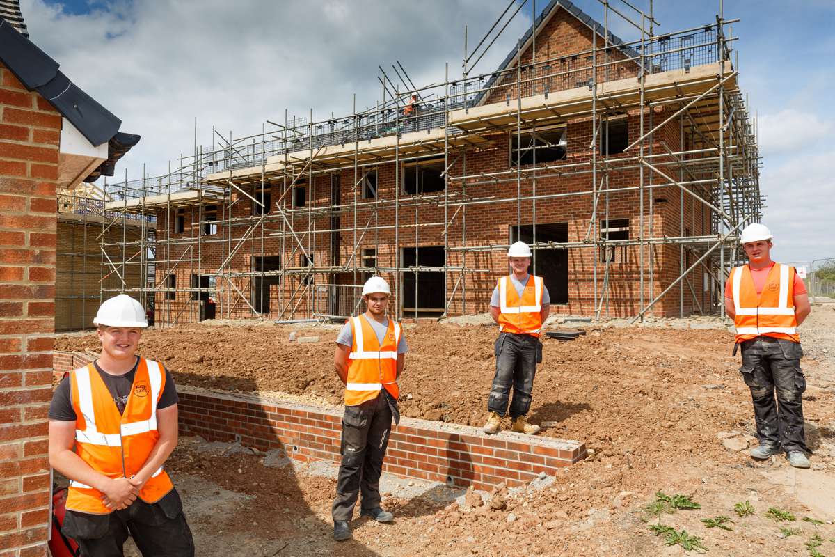 Local apprentices set to work at £15m Loftus Housing Development