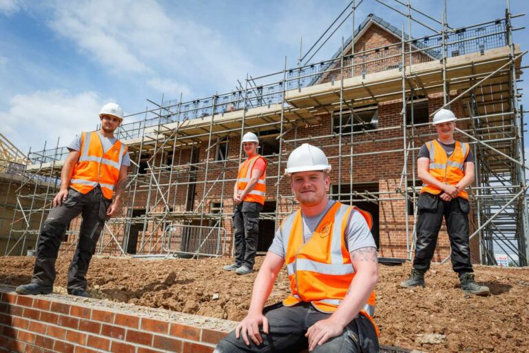 Local apprentices set to work at £15m Loftus Housing Development