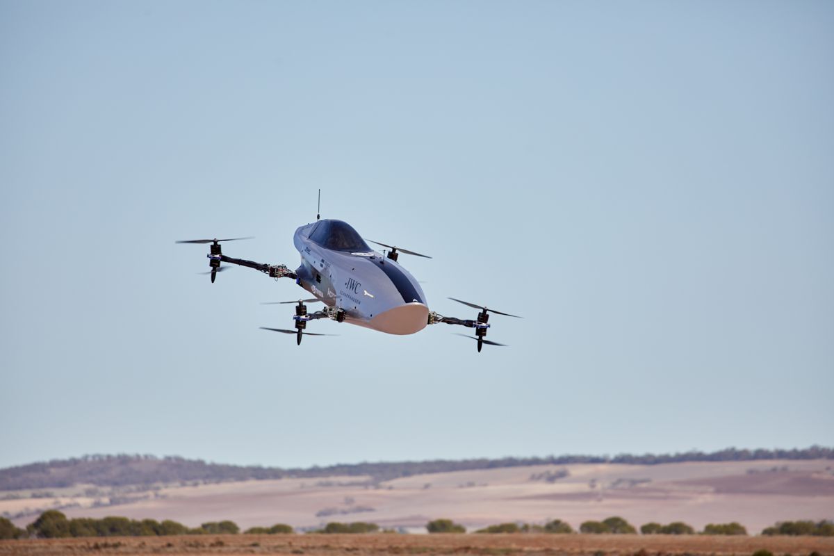 Airspeeder makes first full-scale electric flying racing car test flights