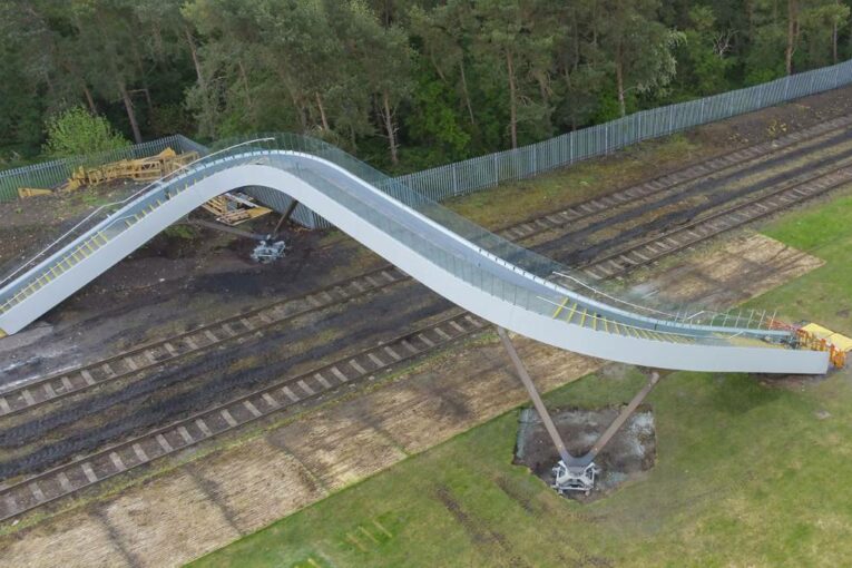 Network Rail unveils innovative railway footbridge design
