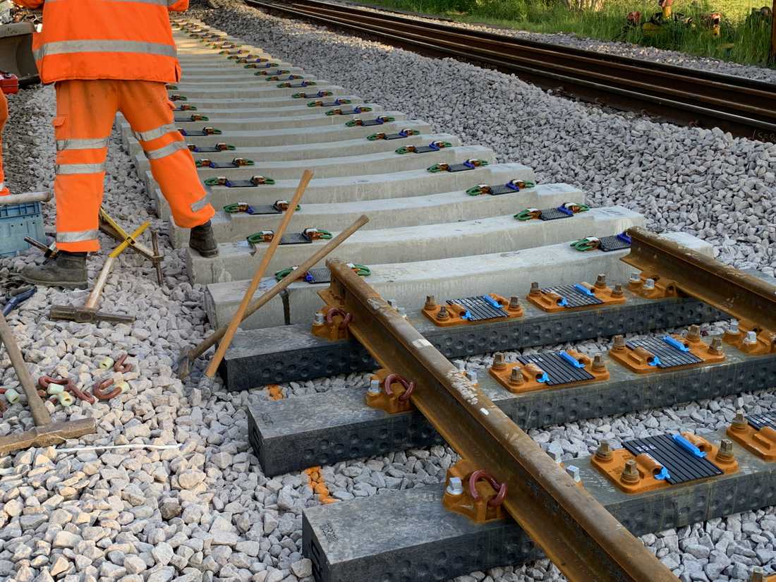 Network Rail trials Recycled Plastic Railway Sleepers