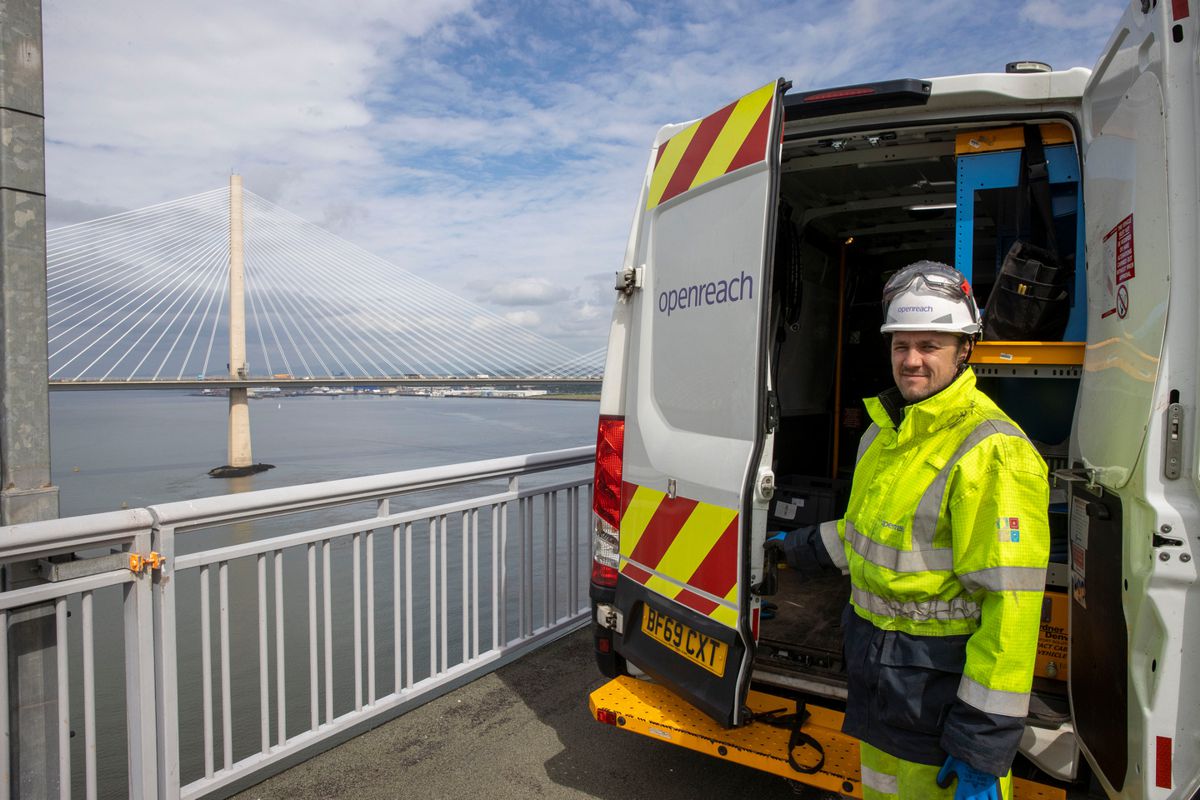 Scotland's iconic Forth Road Bridge enters the digital era