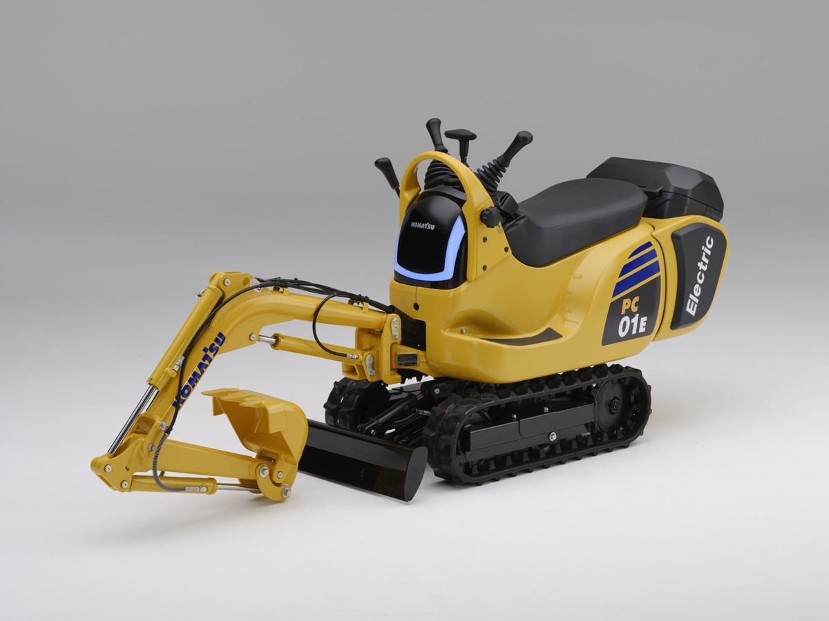 PC01 micro electric excavator (prototype) powered by the Honda Mobile Power Pack