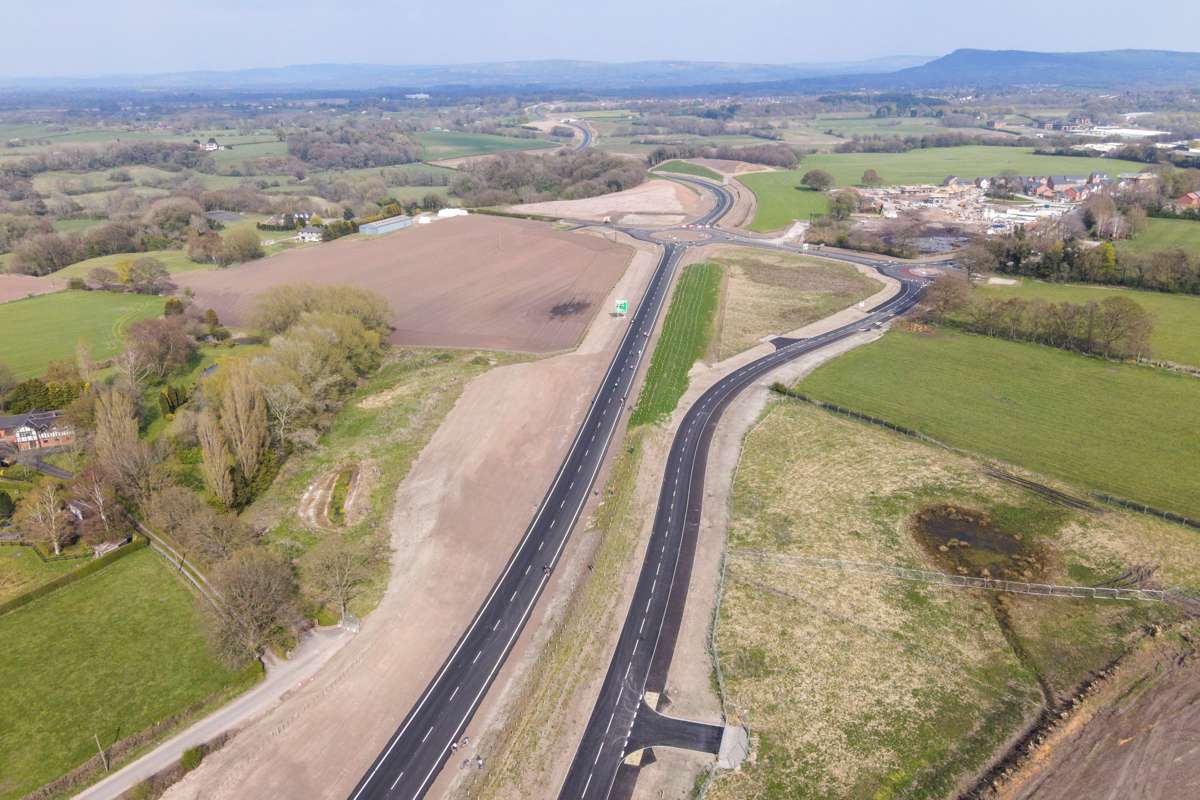Largest Cheshire infrastructure project paved with specialist Tarmac Asphalt