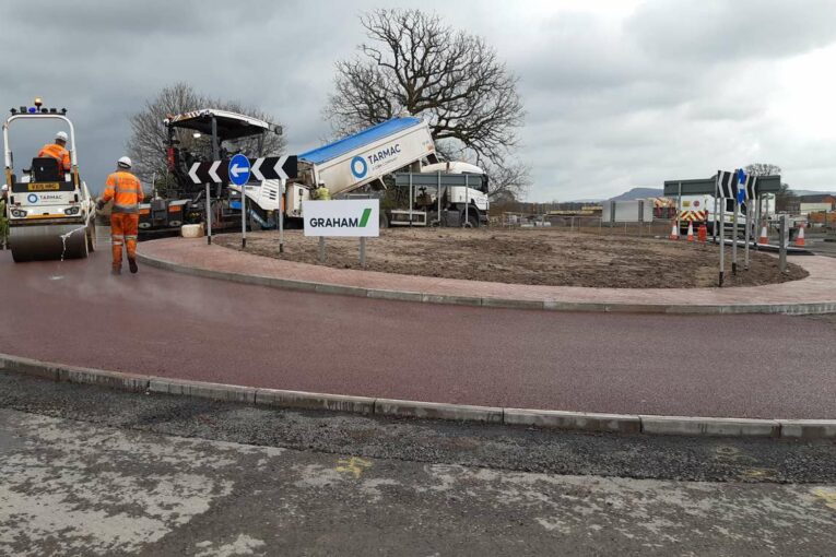 Largest Cheshire infrastructure project paved with specialist Tarmac Asphalt
