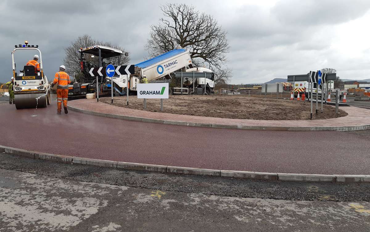 Largest Cheshire infrastructure project paved with specialist Tarmac Asphalt
