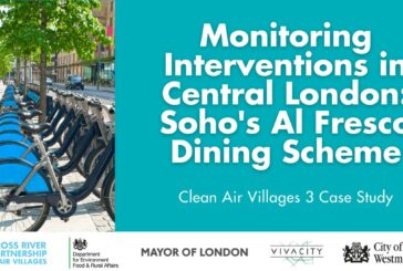 Cross River Partnership and Vivacity Labs partner on Clean-air interventions in London
