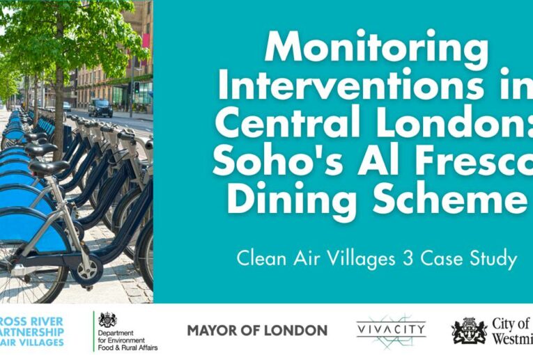 Cross River Partnership and Vivacity Labs partner on Clean-air interventions in London