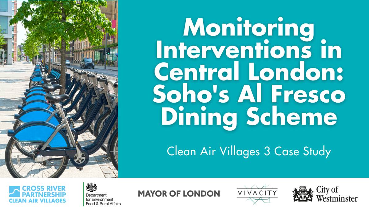 Cross River Partnership and Vivacity Labs partner on Clean-air interventions in London