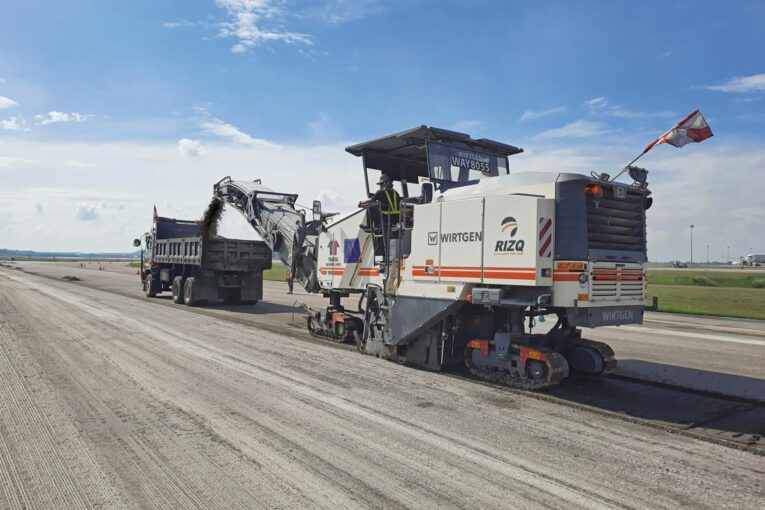 Malaysian runway rehabilitated with Wirtgen Cold Milling Machines