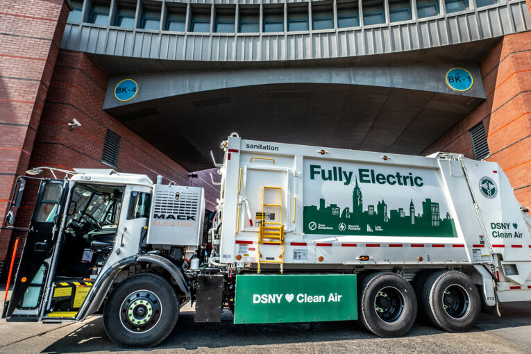 New York City Sanitation Department chooses Mack LR Electric Refuse Trucks