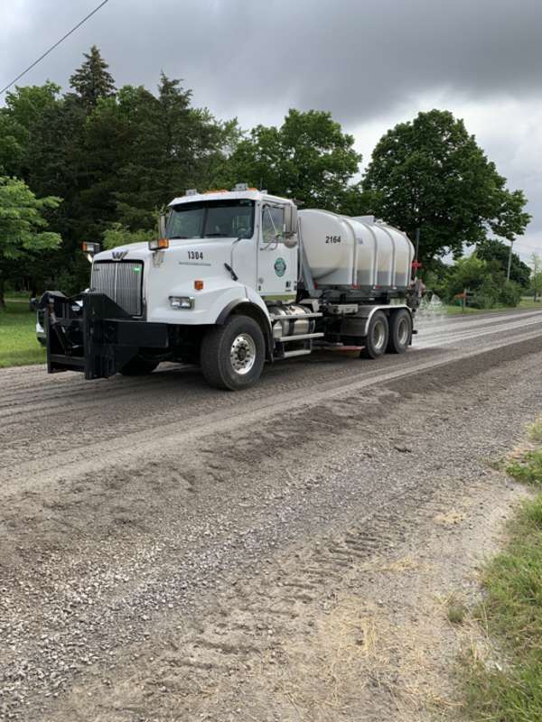 Genesee County uses Substrata's Perma-Zyme to construct limestone unpaved road