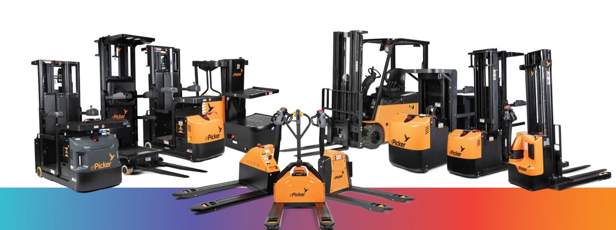 ePicker launches innovative fleet of access vehicles and Lithium-Ion powered forklifts