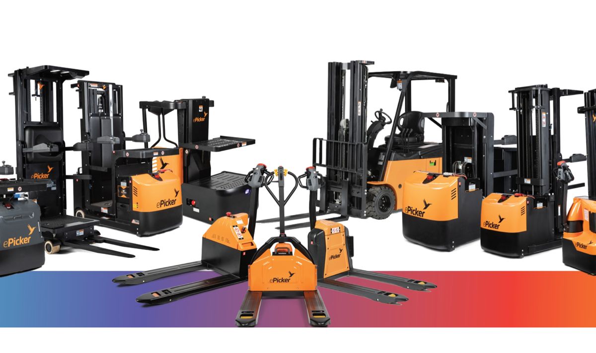 ePicker launches innovative fleet of access vehicles and Lithium-Ion powered forklifts