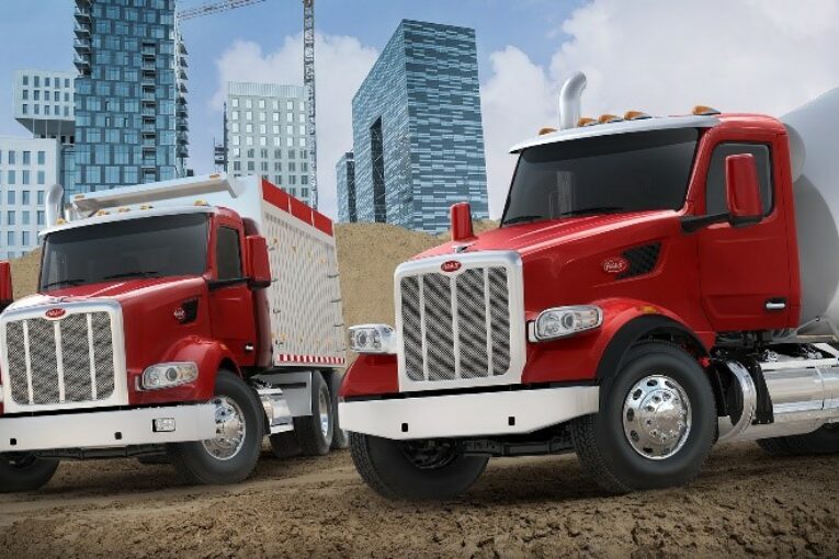 Peterbilt showcasing their Concrete Truck line-up at World of Concrete 2021