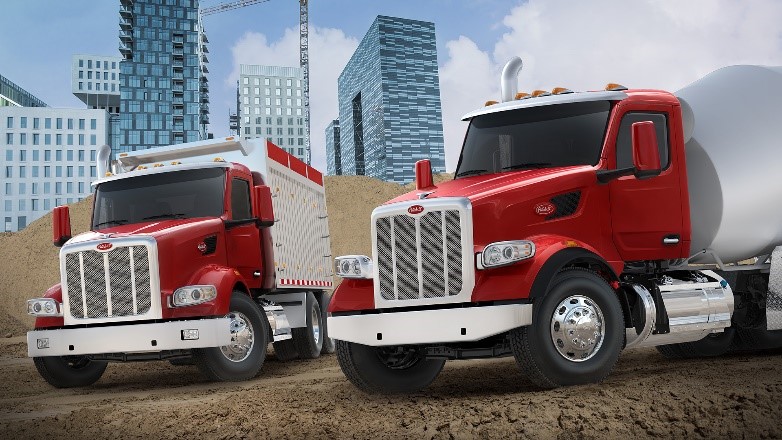 Peterbilt showcasing their Concrete Truck line-up at World of Concrete 2021
