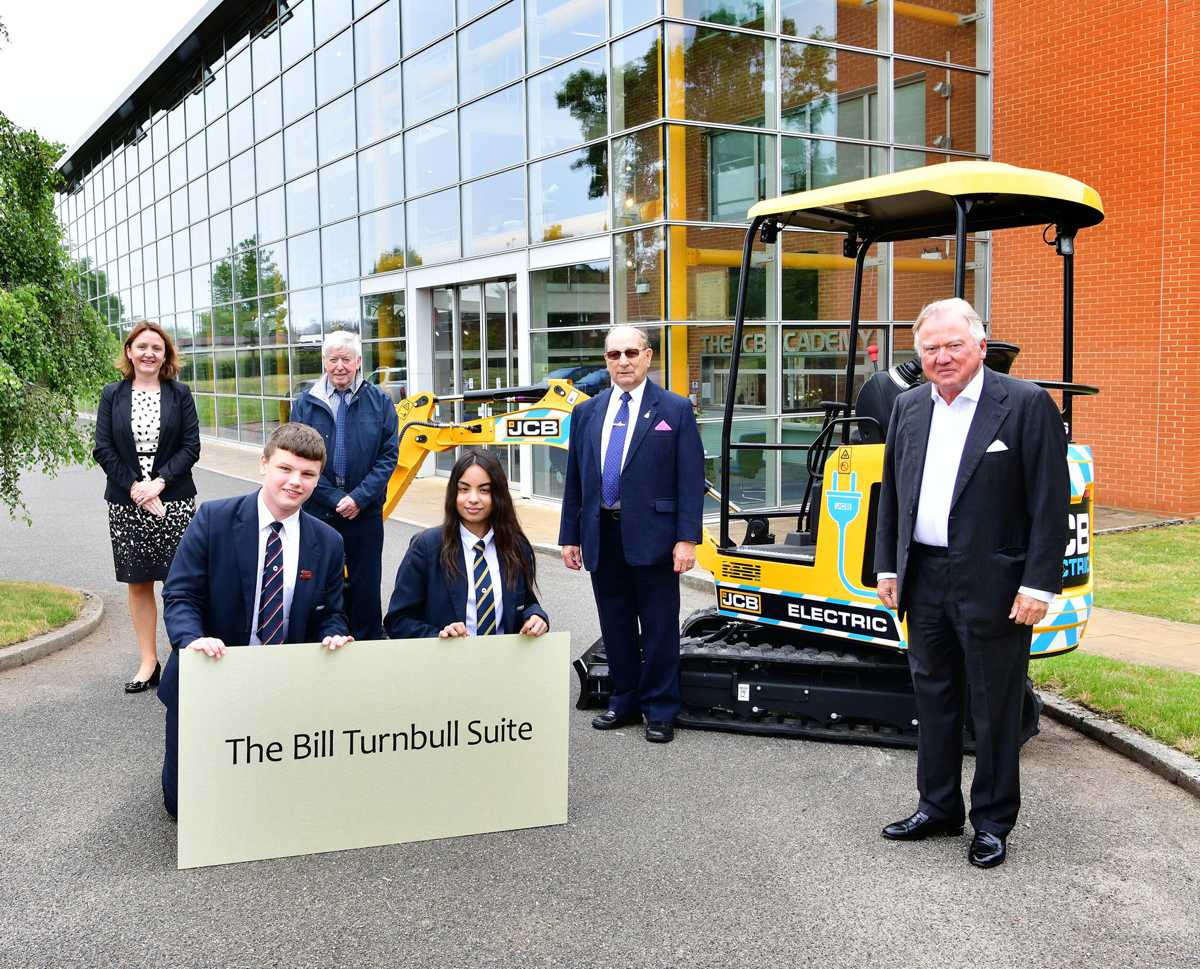 Bill Turnbull will be honoured at the JCB Academy thanks to the bequest