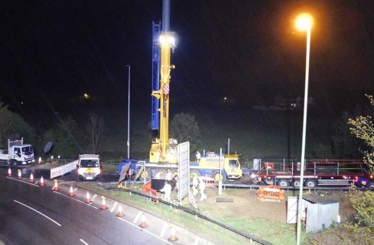 Bespoke Electronic Signalling System bases help with smart motorway conversion