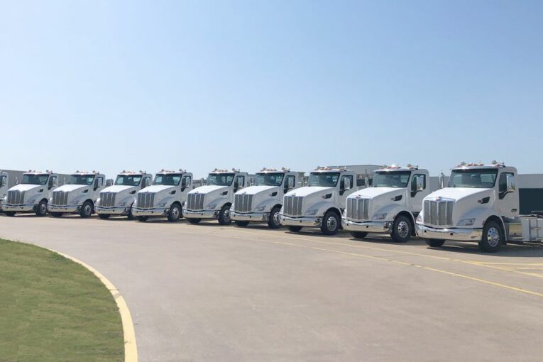 Peterbilt Model 579 Electric Trucks power up Shippers Transport Express in Oakland