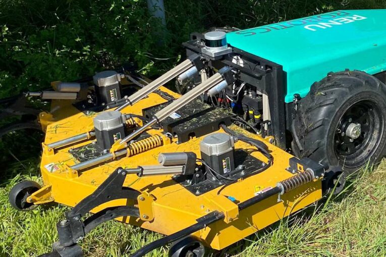 Velodyne Lidar Puck sensors integrated into autonomous vegetation robots