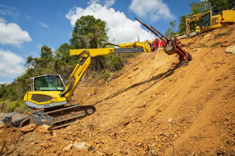 GeoStabilization International launches remote soil nail system for slope stabilization