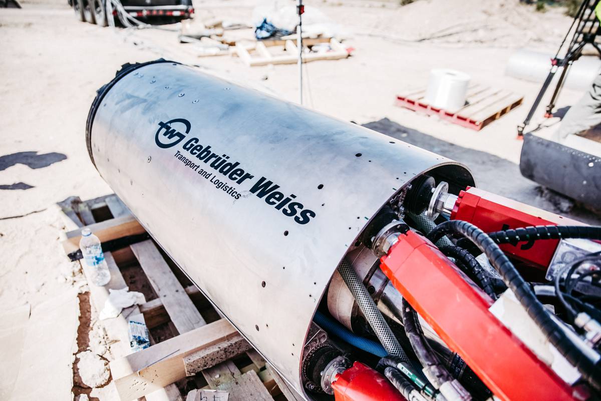 Swiss Hyperloop Team wins Pole Position at Not−A−Boring Competition