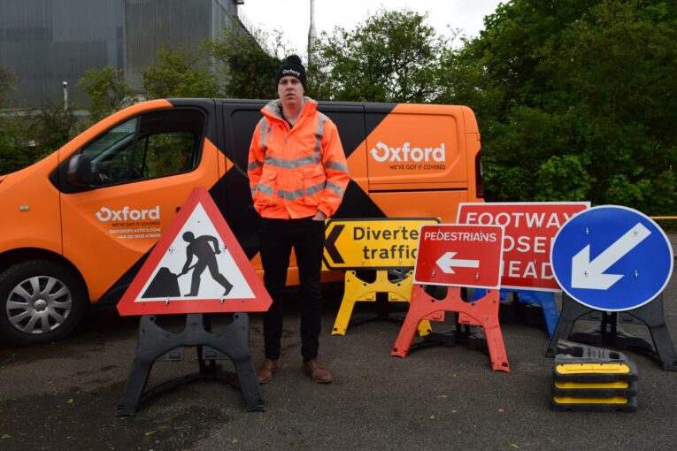 New EnduraSign QuickFit Frame designed for Chapter 8 Street Works Signs