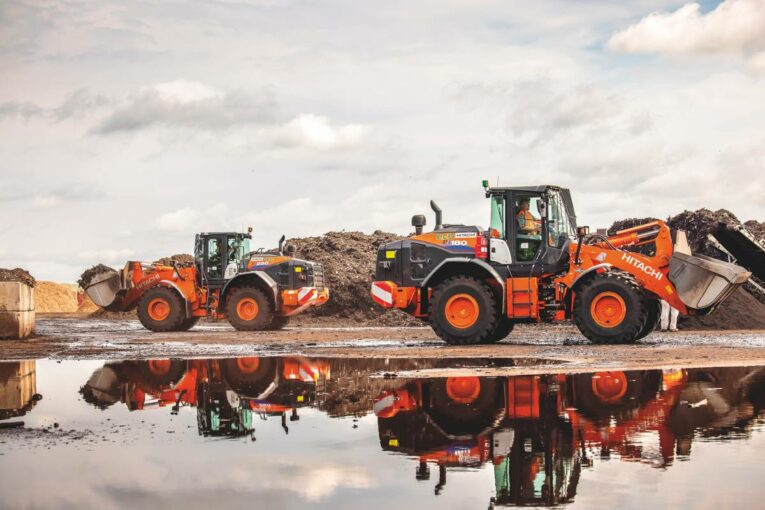 Service and quality puts Hitachi Wheel Loaders in first place for Recycling company