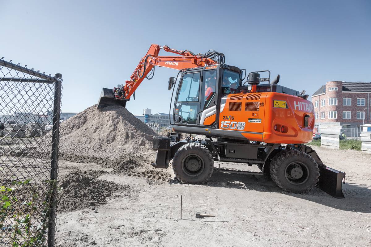 New Hitachi Zaxis-7 wheeled excavator range designed to maximise profitability