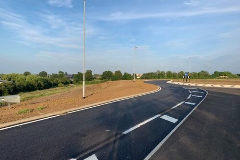 National Highways delivers vital road link in Huntingdon during A14 project