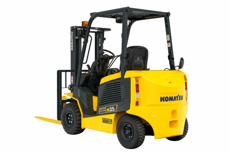 Komatsu introduces Collision Detection Warning System for electric forklifts