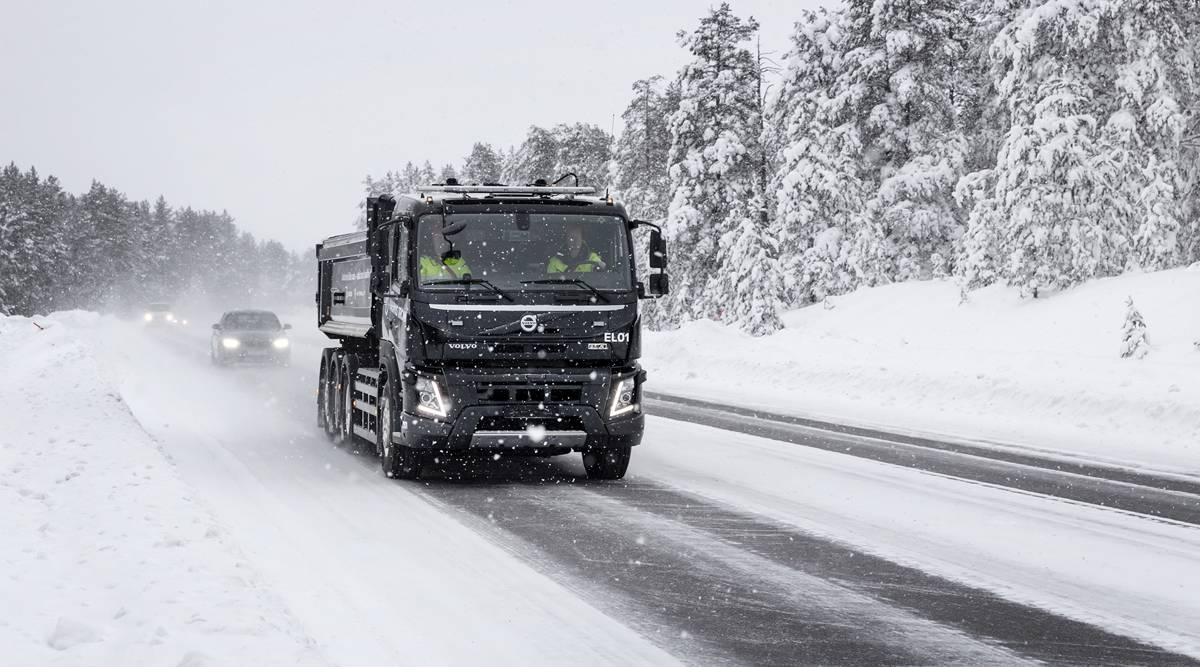 300km Arctic challenge for 14 tonne iron ore Volvo Electric Trucks