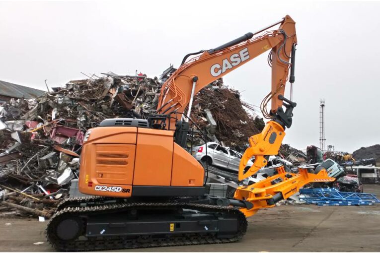 Case CX245DSR Short-Reach Excavator delivers sustainable recycling solutions
