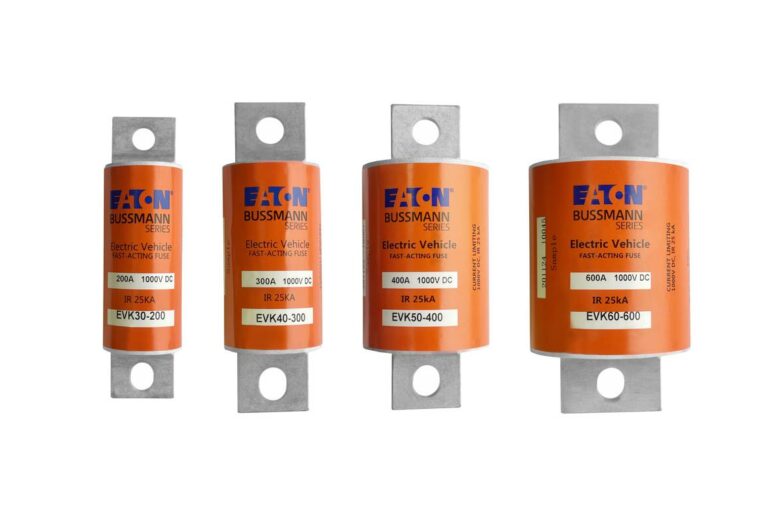 Eaton eMobility introduces High-Voltage Bussmann EVK Series Fuses for EVs