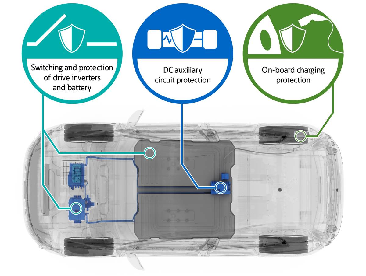 Eaton eMobility introduces High-Voltage Bussmann EVK Series Fuses for EVs