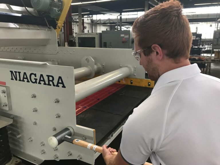 Haver and Boecker Niagara launch Pulse Impact Test with experimental modal analysis