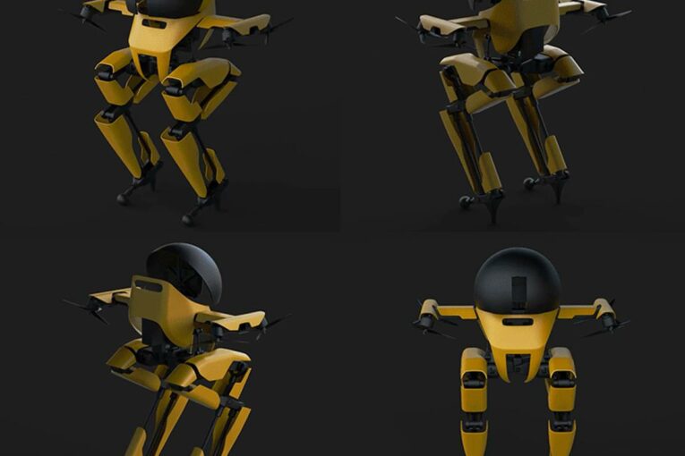 Caltech's bipedal Leonardo is a walking and flying hybrid robot