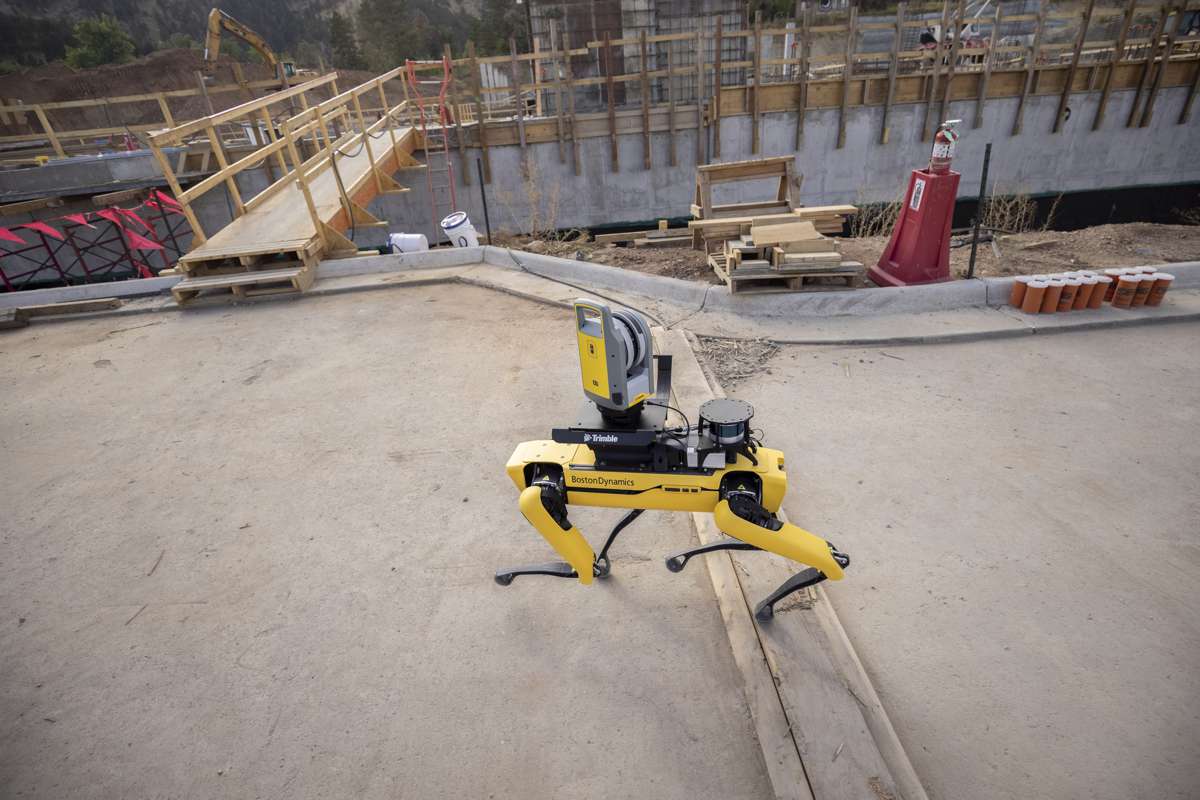 Trimble Spot on with Autonomous Robotic Scanning solution