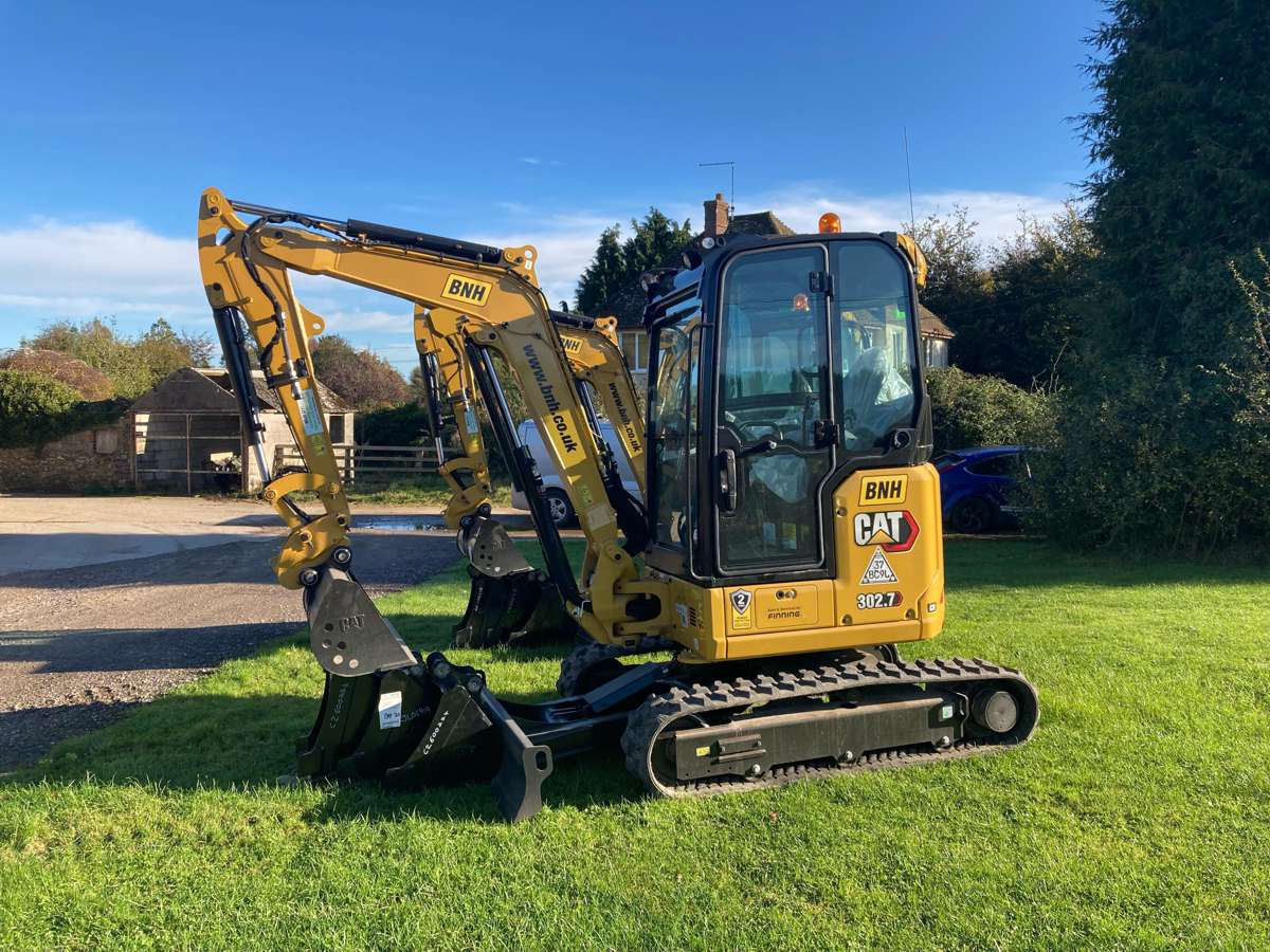 Buckland Newton Hire adds new Cat 302.7 machines to their fleet