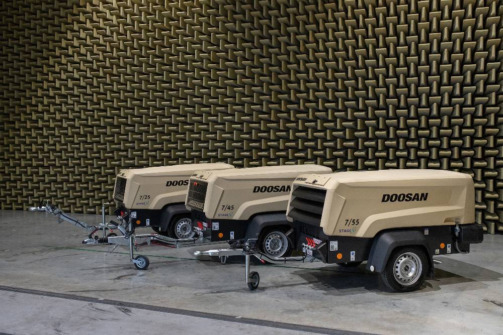 Doosan Portable Power announces new Small Stage V Compressors