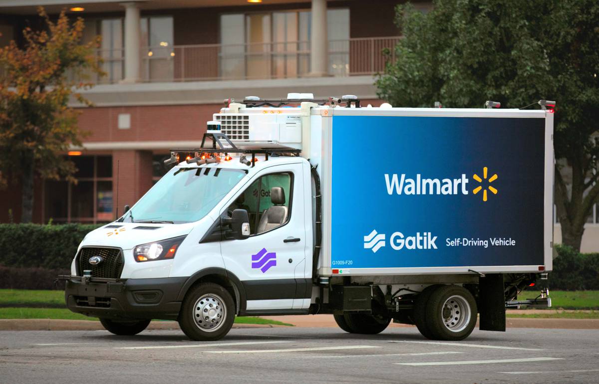 Gatik and Walmart operate Autonomous Delivery Truck without a safety driver