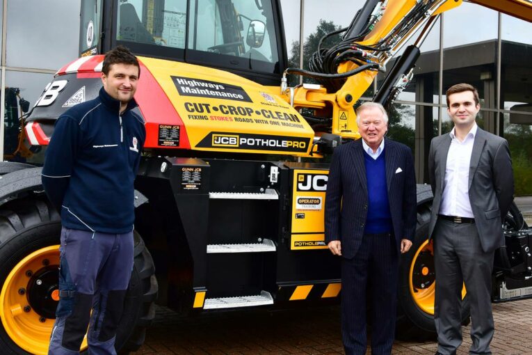 Revolutionary JCB PotholePro gets to work in Stoke on Trent
