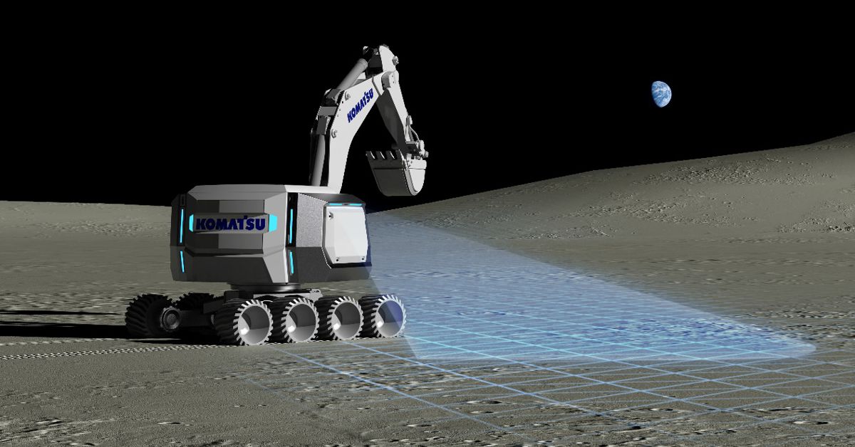 Komatsu targets unmanned Lunar construction innovations