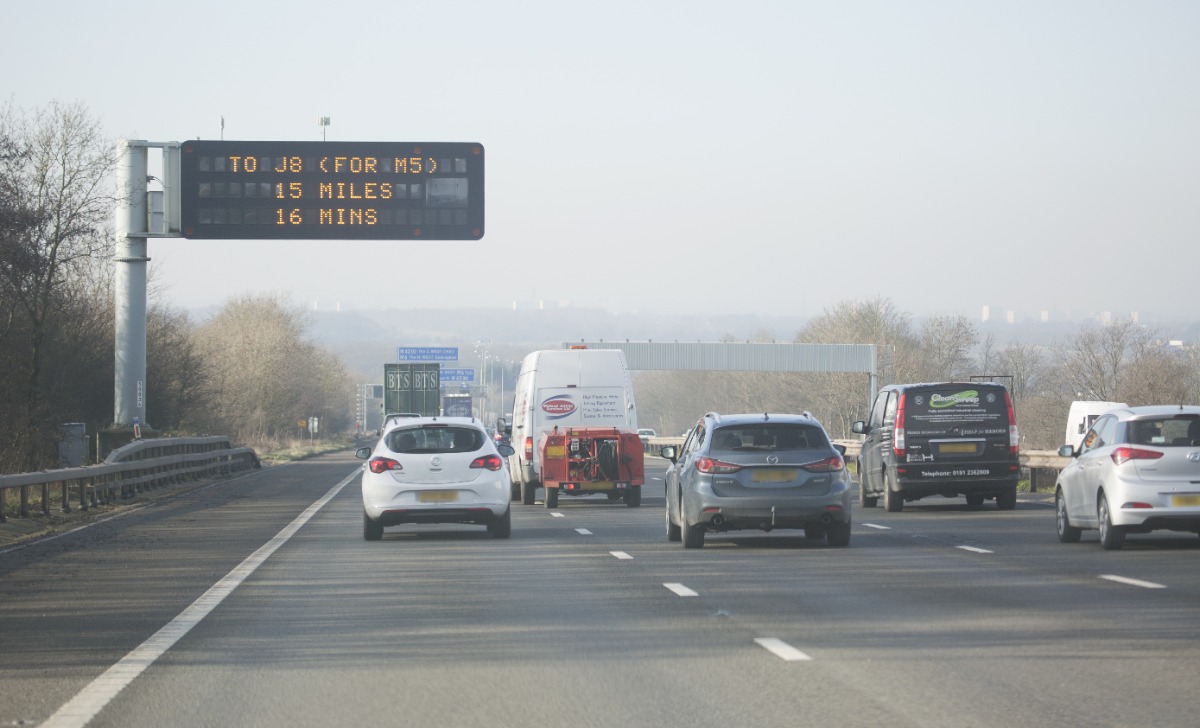 Information from NTIS is used to update electronic message signs