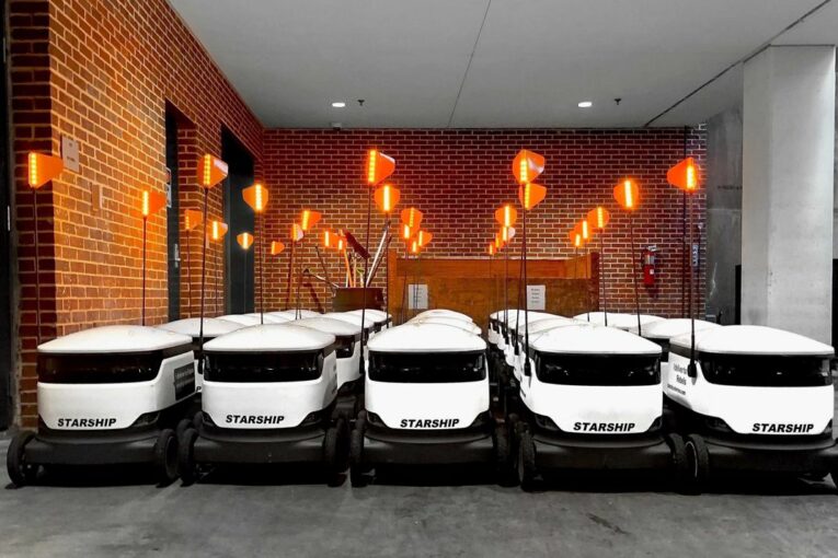 Starship Delivery Robots reveal Environmental Impact of Milton Keynes trials