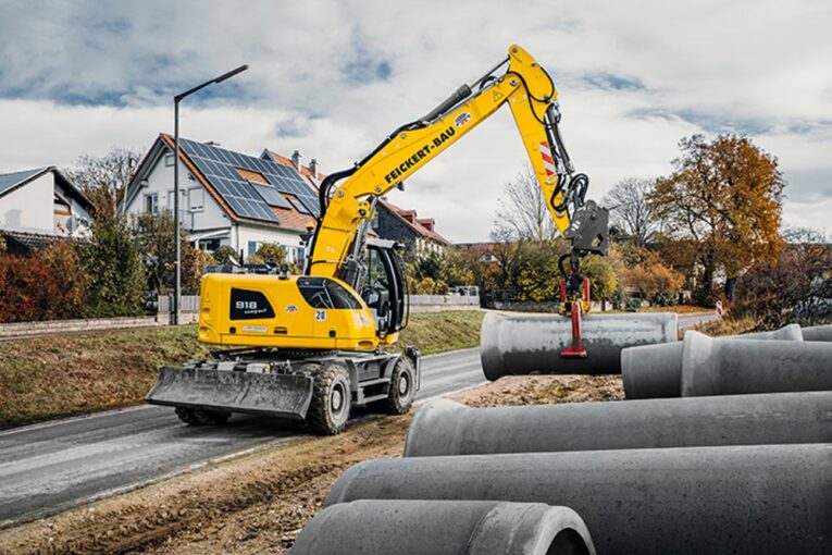 Feickert Bauunternehmen relies on the power of Liebherr equipment