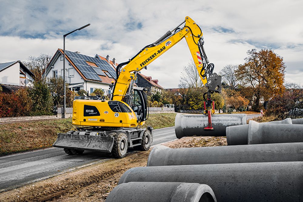 Feickert Bauunternehmen relies on the power of Liebherr equipment