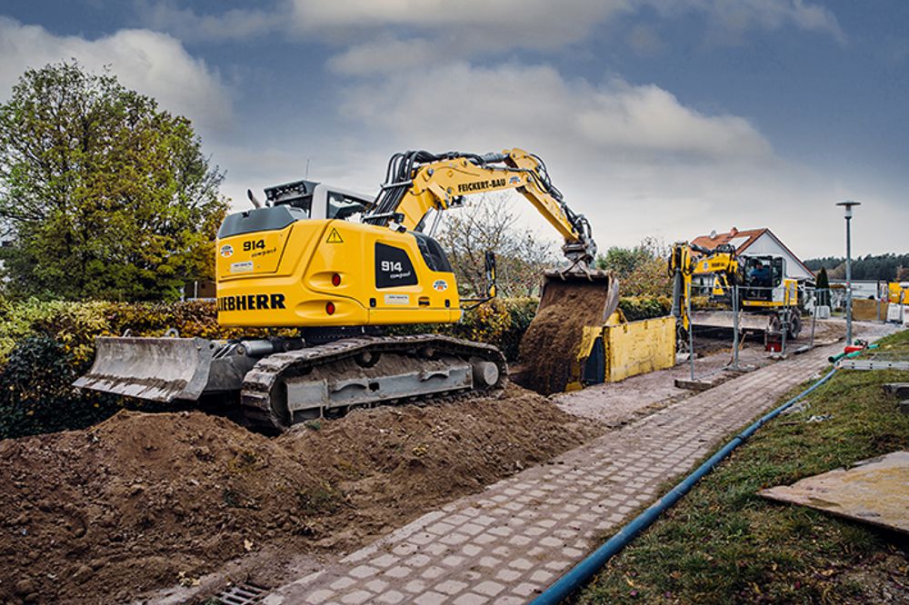 Feickert Bauunternehmen relies on the power of Liebherr equipment