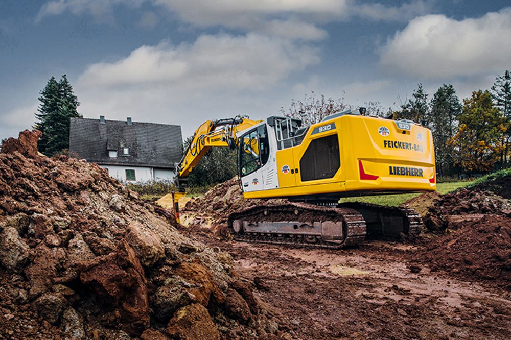 Feickert Bauunternehmen relies on the power of Liebherr equipment