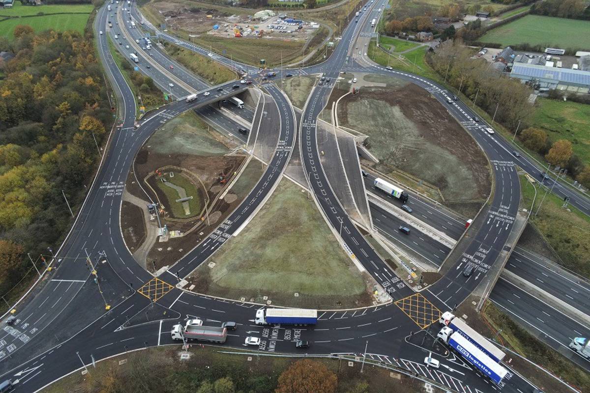 Pictures from the construction feature in a new ‘Connecting the country’ video National Highways has produced to showcase the importance of the 530 miles of major A roads and motorways in the North West – and how National Highways is investing in improvements.